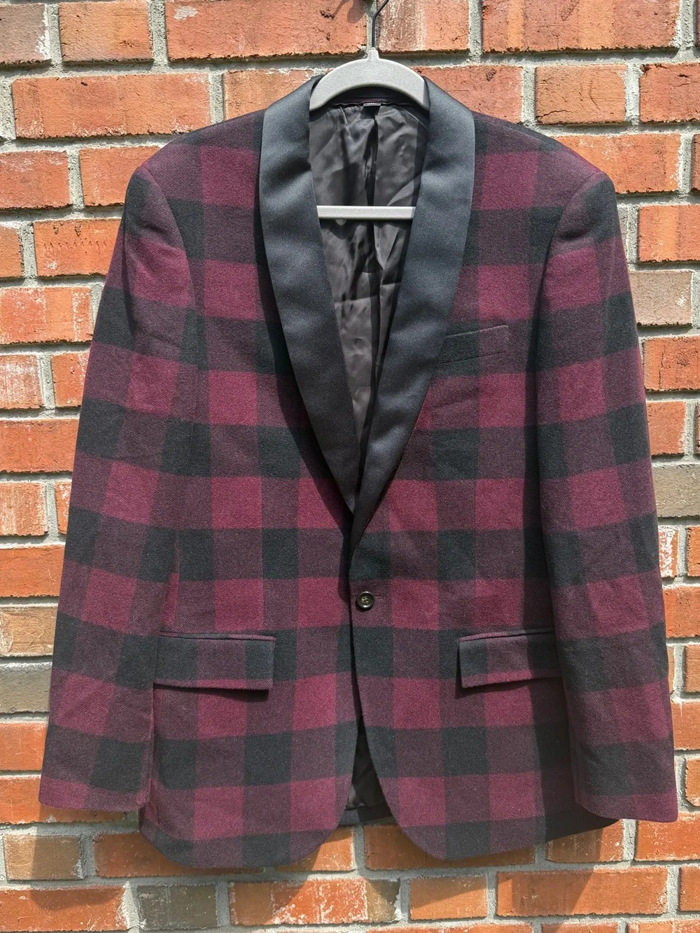 J.Crew Ludlow Slim-fit Buffalo Check Italian Wool Jacket